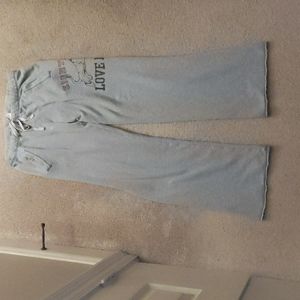 Pink Victoria's secret sweat suit